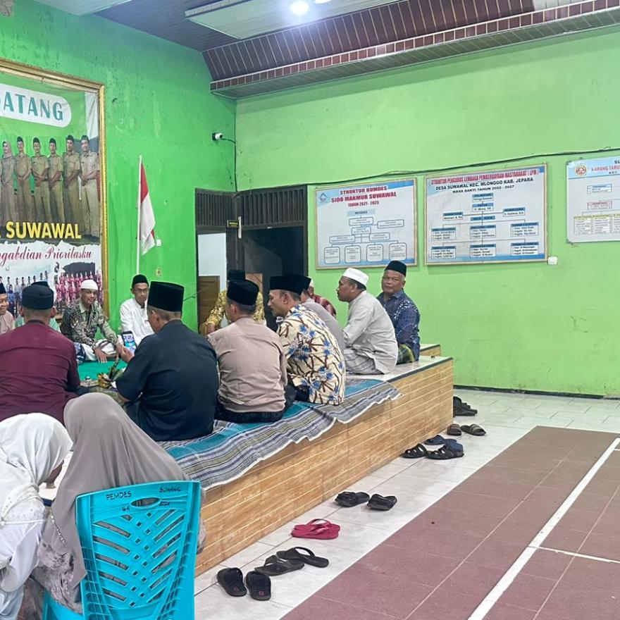 DOA BERSAMA DALAM RANGKA SEDEKAH BUMI DESA SUWAWAL TAHUN 2025